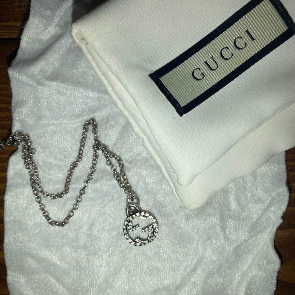 Gucci Interlocking G Pendant Necklace